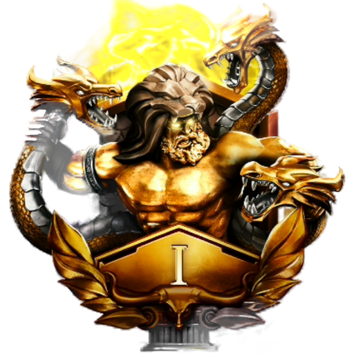 Gold rank badge