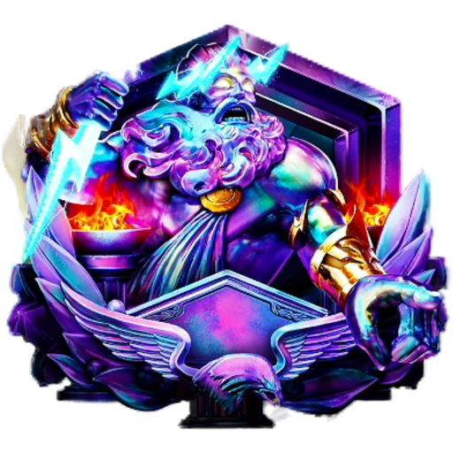 Iridescent rank badge